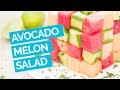 Avocado Watermelon Cucumber Salad