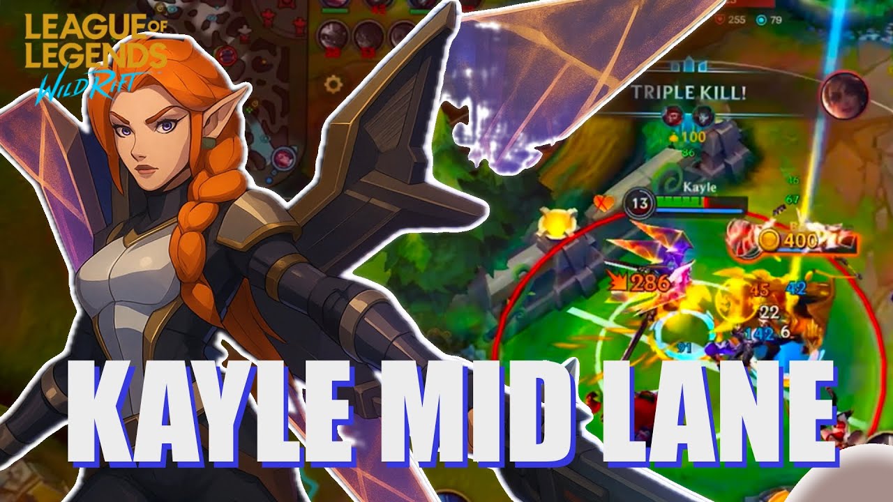Wild Rift - KAYLE MID OP - RANK FARMING ALMOST TOP 100