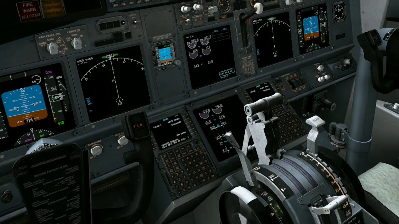 X-Plane (1995) - Boeing 737 Takeoff With ATC Radio - YouTube