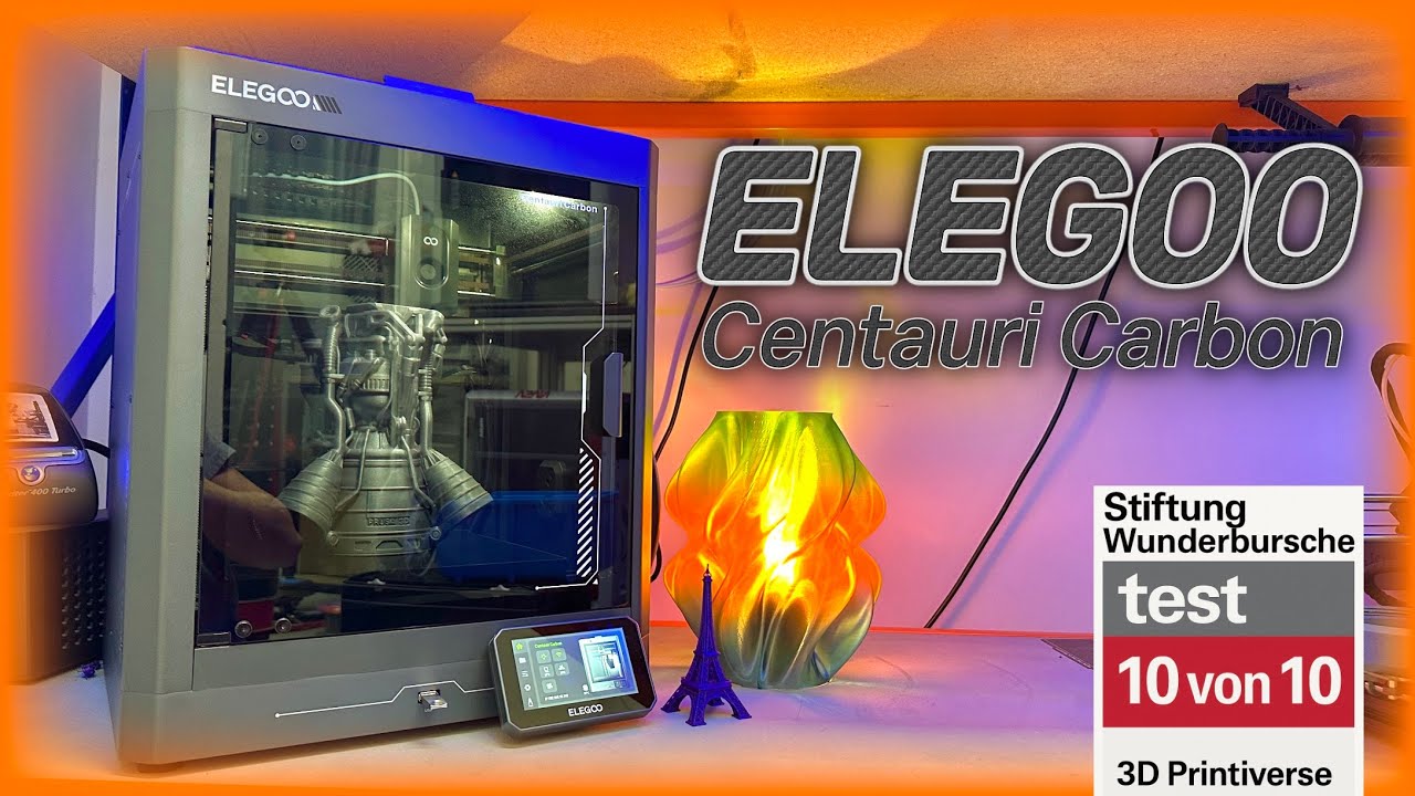 Dieser 3D-Drucker kostet wenig – und druckt wie ein Großer! Elegoo Centauri Test / SU