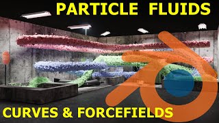 Particle Fluids With Curves & Forcefields Blender Physics by Blender Rookie 964 views 2 months ago 6 minutes, 7 seconds