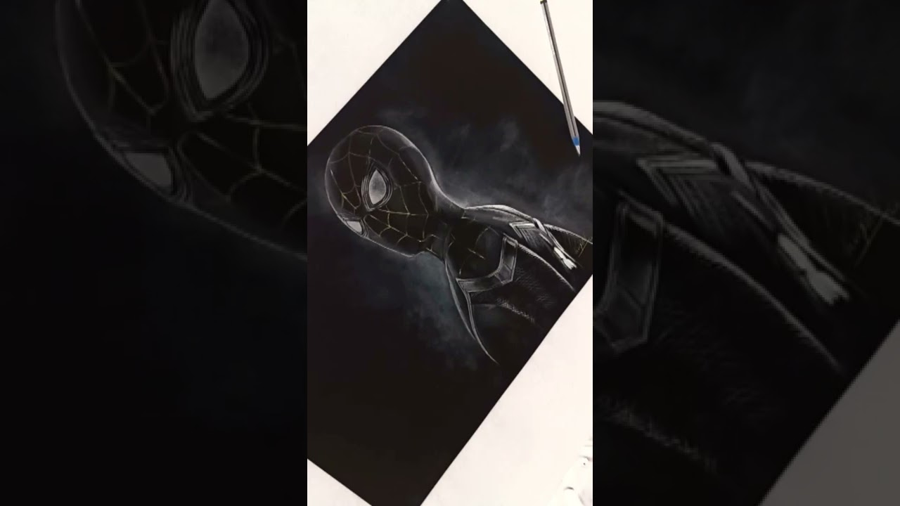 Spiderman no way home invert drawing 