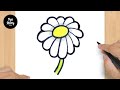 #590 How to Draw a Daisy Flower - Easy Drawing Tutorial