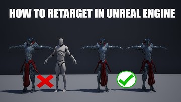 HOW TO RETARGET ANIMATIONS TO A CHARACTER SKELETION IN UNREAL ENGINE !