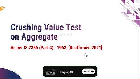 Aggregate Crushing value test | How to perform the aggregate crushing value test | Civil Engineering