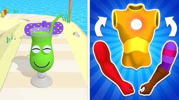 ⏺ juice Run 🆚 mashup Hero- Top Free Game iOS,AndroidWalkthrough Mobile Gameplay All Levels mo mo ALL