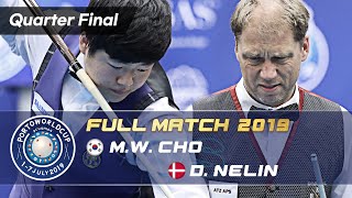 Quarter Final - Myung Woo CHO vs Dion NELIN (Porto World Cup 3-Cushion 2019)