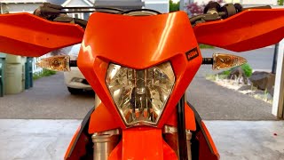 5 Minutes of KTM 500 EXC-F Maintenance (Oil, coolant &amp; air filter) - ASMR