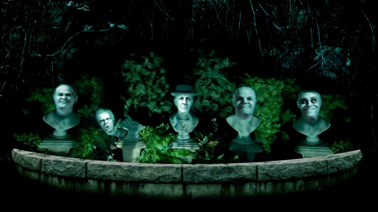 Haunted Mansion Singing Busts Digital Decoration Green Screen YouTube