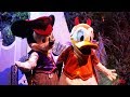 Vampire mickey mouse and devil donald duck characters halloween time 2017 at disneyland resort