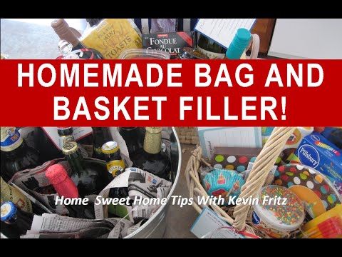 Make Your Own Gift Bag and Basket Filler for Pennies!