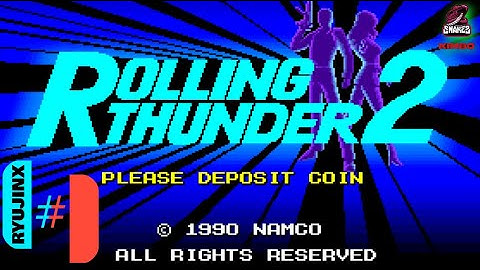 👍ROLLING THUNDER 2 GAMEPLAY - ARCADE ARCHIVES / Nintendo SWITCH - Test RYUJINX 👍