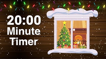Christmas Jazz & Classics ❄️ 20 Minute Timer with Music for Classroom ❄️