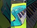 Keytar resonator French horn and flute paintings by Rachel J Haungs - vivid music art in Charlotte