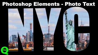 Masking Photo Text – Photoshop Elements