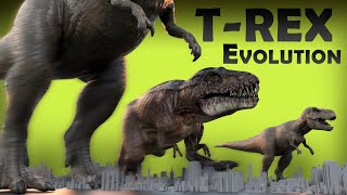 T-Rex Dinosaurs size comparison by Data World Studio 19,737 views 9 months ago 2 minutes, 9 seconds