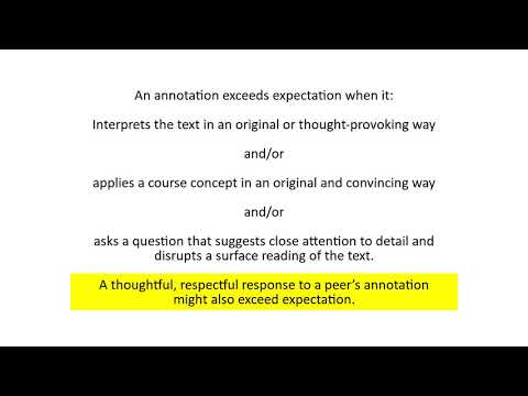 Online Learning Activity: Annotating an Open Source Literary Text in Google Docs