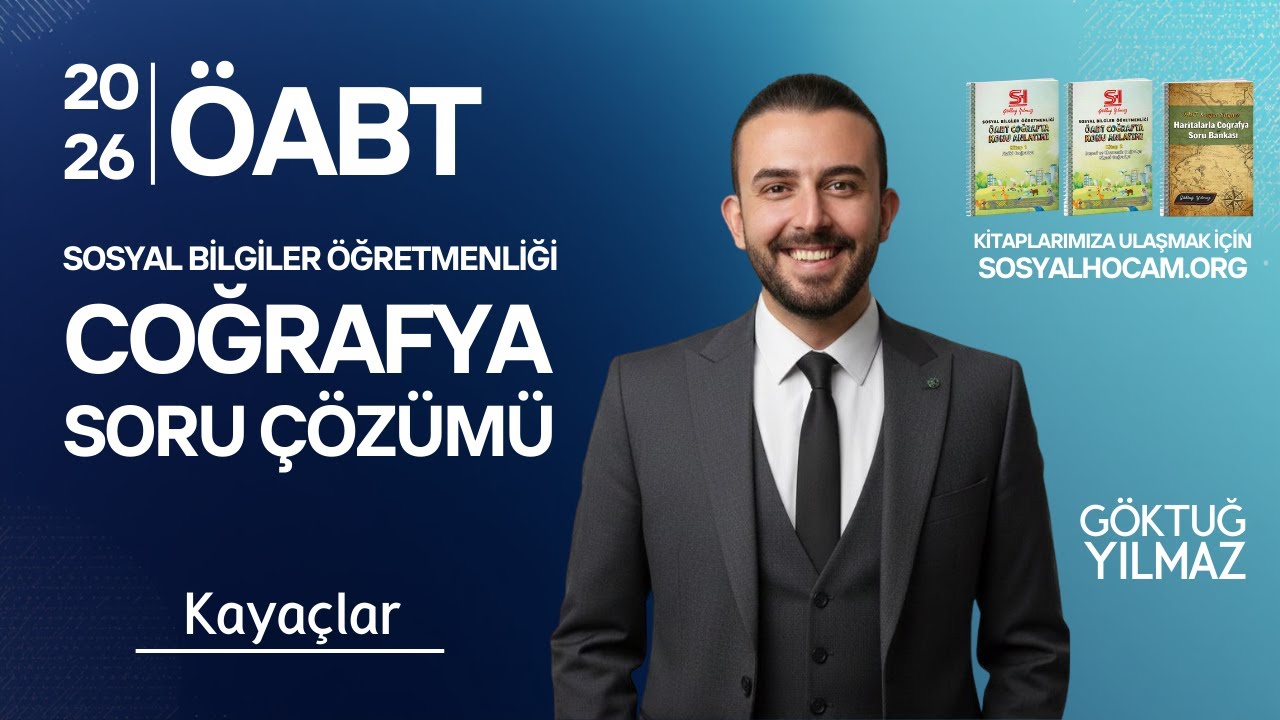 2026 ÖABT Coğrafya | Sosyal Bilgiler Öğretmenliği | Jeoloji-Jeomorfoloji 4