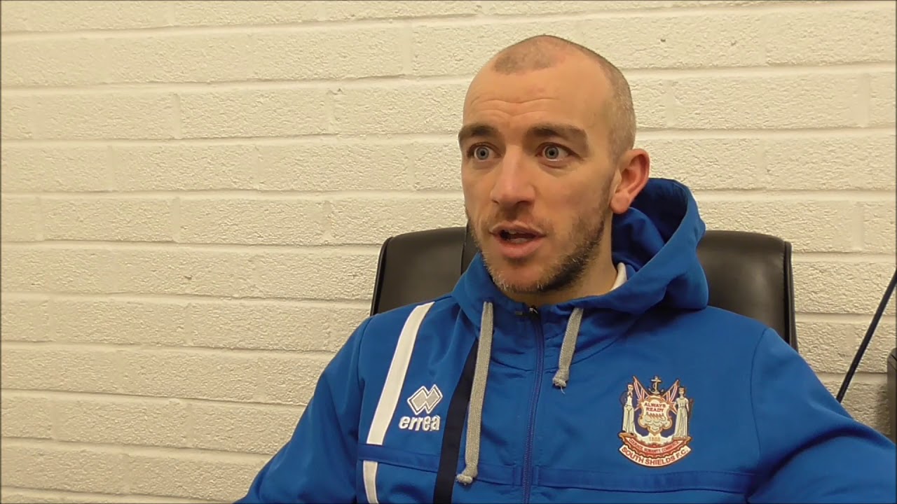 football score Gavin Cogdon delighted after hat-trick in win over Mossley