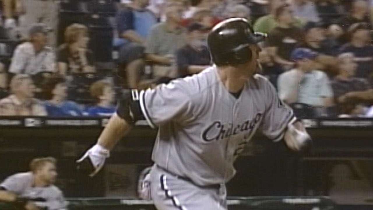 Jim Thome takes Bannister deep to opposite field