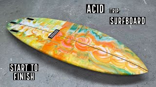 - TIME LAPSE - Start to Finish -Hand shaped SURFBOARD