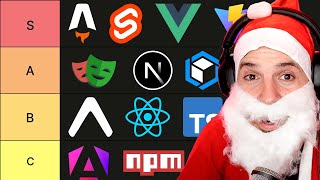 Tier List of Front End Frameworks, Technologies, and More 2024