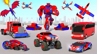 Transformers Battle of Robot: Cliff Hanger Truck Ufo Transform Game | Android iOS Gameplay screenshot 2