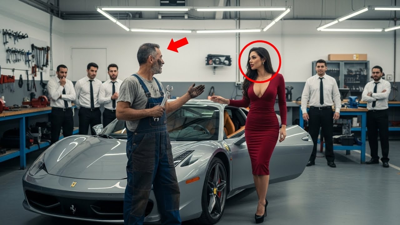 5 especialistas renunciaron al Ferrari de la millonaria, pero el pobre mecánico lo arregló.