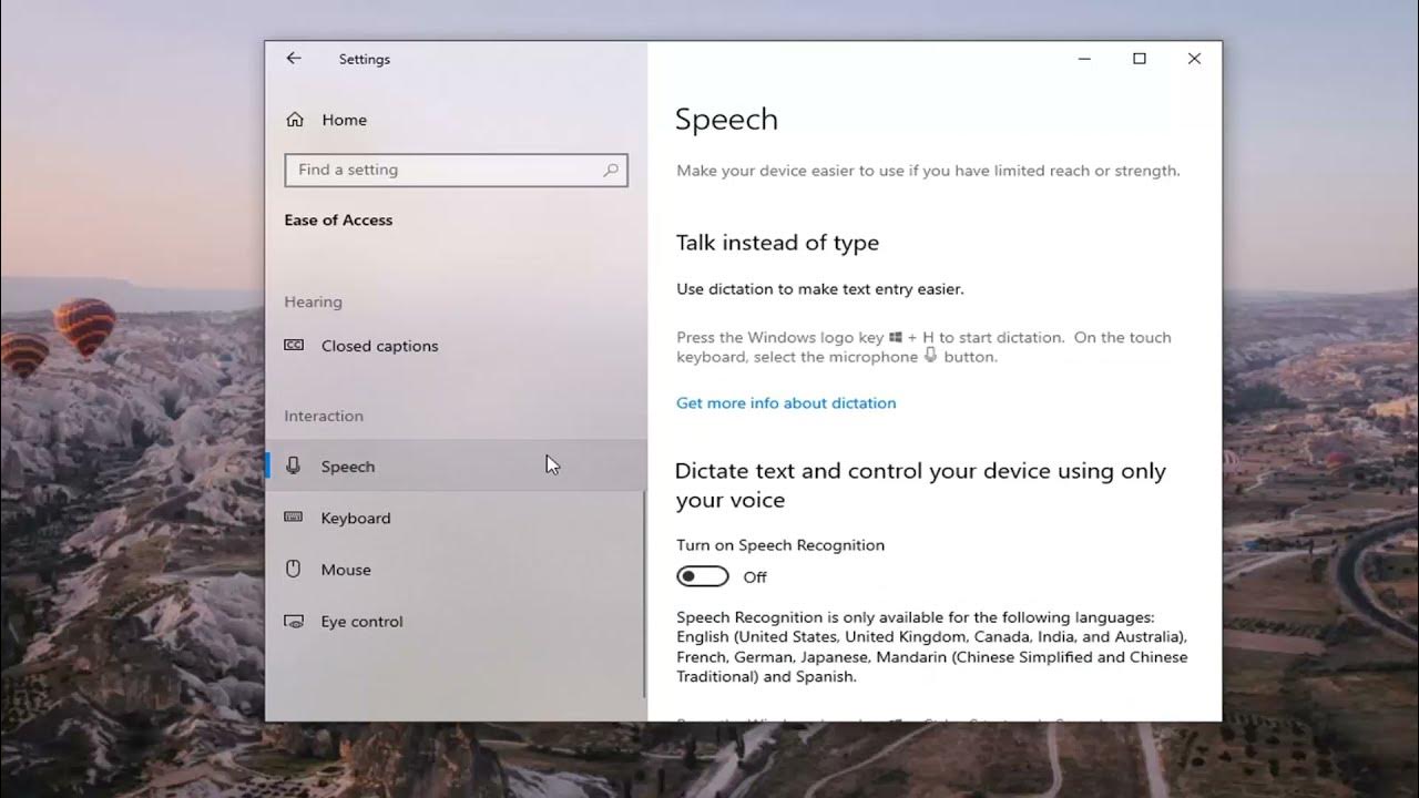 how-to-disable-speech-recognition-in-windows-10-tutorial-youtube