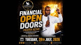 Financial Open Doors Prayer Altar
