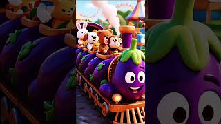 Learning Videos for Kids in USA Fruit Train Adventure for Kids | Learn Fruits with 3D Animal Trains 