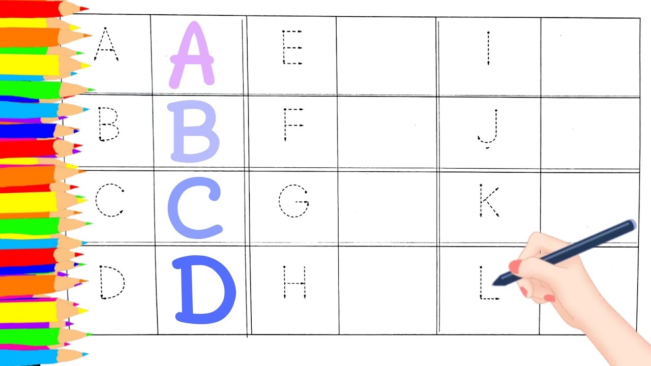 ABCD Alphabet | A to Z | learn english for kids. - YouTube