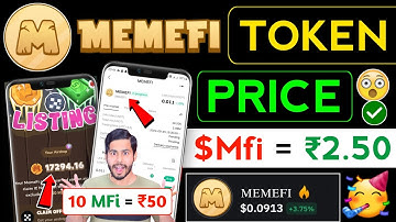 Memefi Price Predictions 🔥 memefi token price, memefi withdrawal, memefi airdrop, memefi coin price