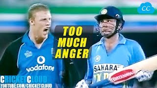 Sachin Sehwag vs England | Flintoff Super Angry !!