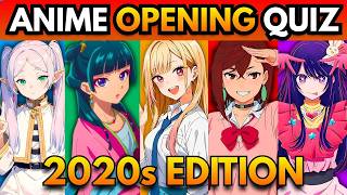 GUESS THE ANIME OPENING 2020s Edition - IMPOSSIBLE?