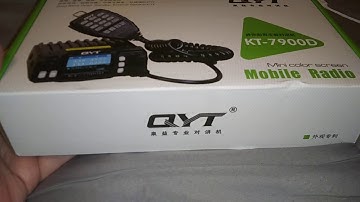QYT KT-7900D Mobile radio gift to program for friend surprise arrives !!!