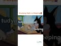 Studying math or sleeping which one would you choose  shorts math funny.s  tomandjerry