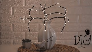 🔱 How To Make LED Tree 🔱 | LED Lit Tree Decoration  (DIY) 🔱