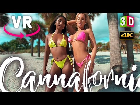 2 BIKINI GIRLS IN VR – CANNAFORNIA MODELS – VIRTUAL REALITY VIDEO 180/360