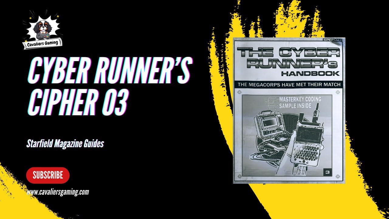 [Starfield] Cyber Runner's Cipher 03 Location Guide - Neuradyne Botany Laboratory