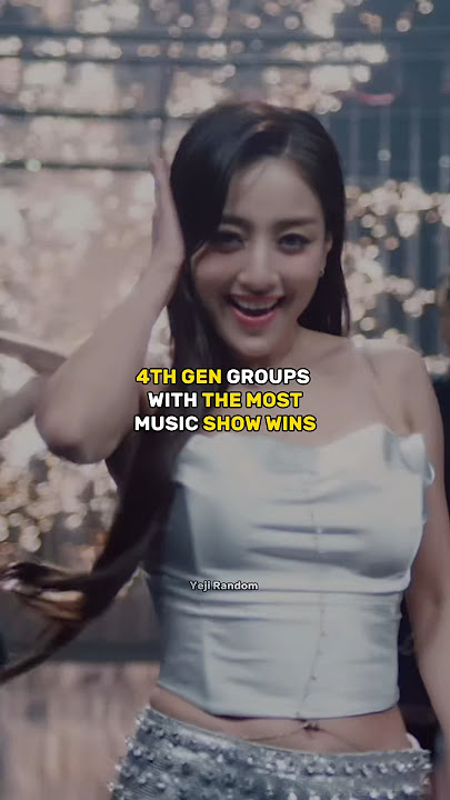 4TH GEN GROUPS WITH THE MOST MUSIC SHOW WINS #shorts #kpop #txt #straykids #gidle #itzy #newjeans