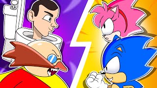 SKIBIDI Eggman Signed The Treaty | Sonic And Friends - Best Sonic animation