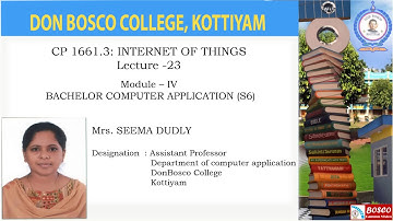 LECTURE -23 - INTERNET OF THINGS THE PURDUE MODEL FOR CONTROL HIERARCHY -BCA(S6)