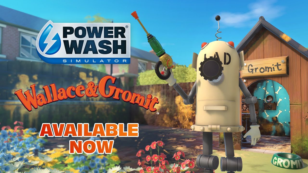 Wallace & Gromit arrive aujourd'hui dans PowerWash Simulator