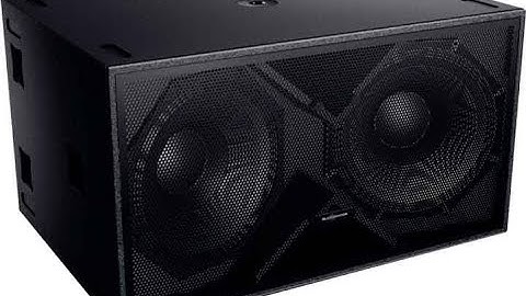 SOUND TEST Audiocenter K-LA218 DSP Active Dual 18" Subwoofer
