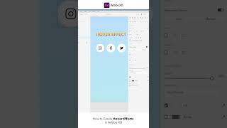 How to create Hover Effects in Adobe XD