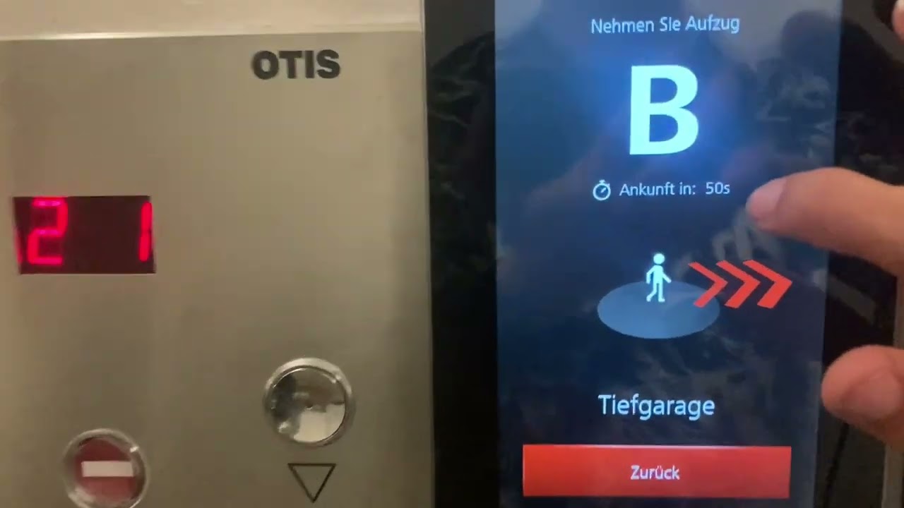 2012/2023 Mod 2/3 OTIS/Schindler 5500 Destination Port 4 In einem Wohnhochhaus In München Riesstraße