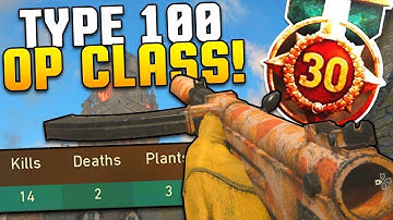 top class set up for the type 100/ WW2 call of duty