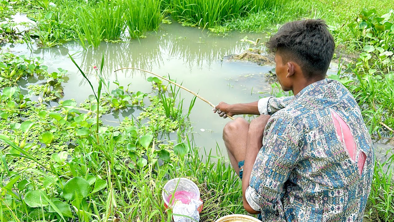 fishing-in-after-rain-season-water-village-boy-catching-desi-koi-fish