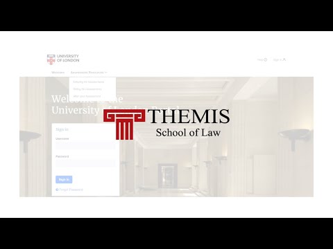 Virtual Learning Environment | University of London - Themis School of Law